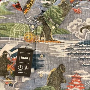 NWT Sold-Out Reyn Spooner x Godzilla